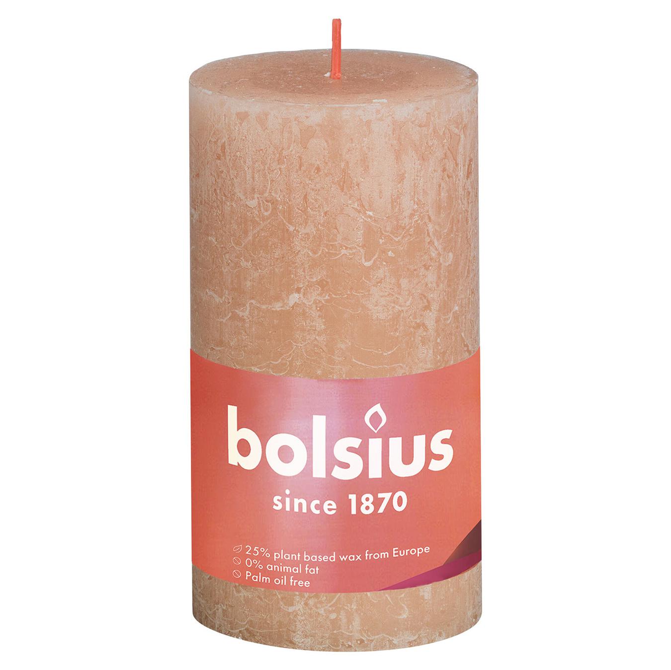 

Свеча Bolsius рустик мистический розовый 130/68
