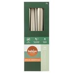 Bolsius Conical Candles 24.5х2.4cm 4pcs White-Silver