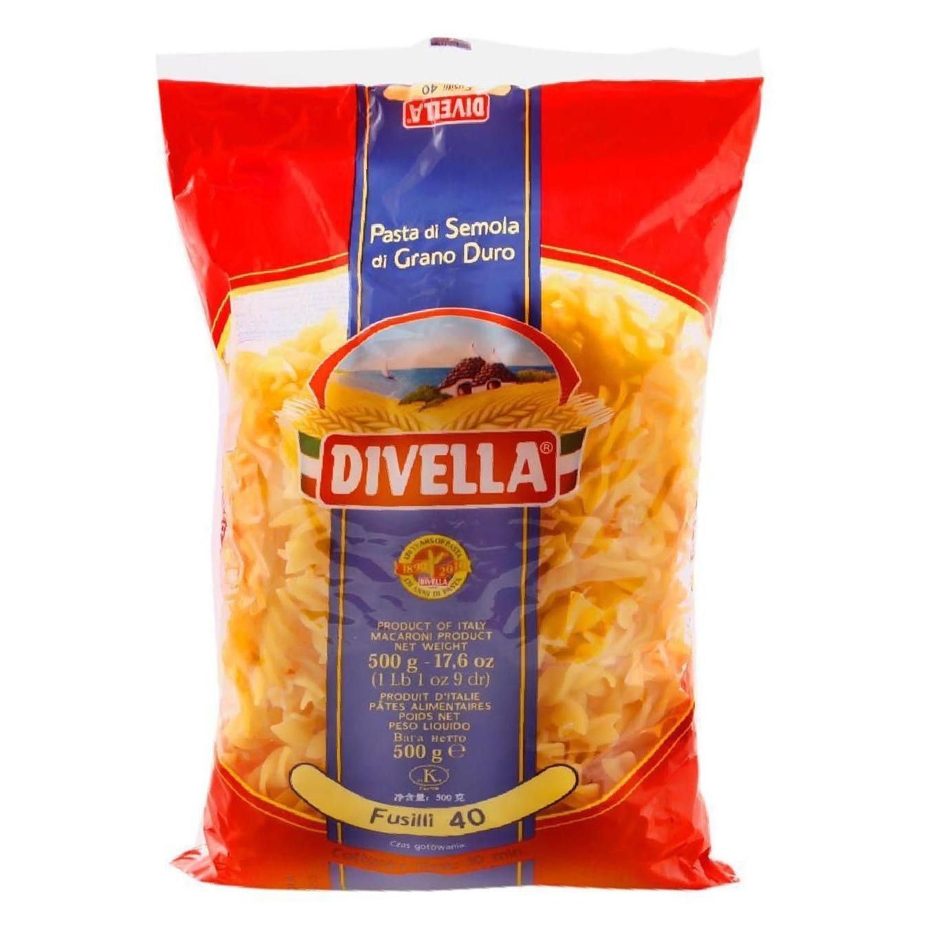 

Макароны Divella Fusilli №40 500г