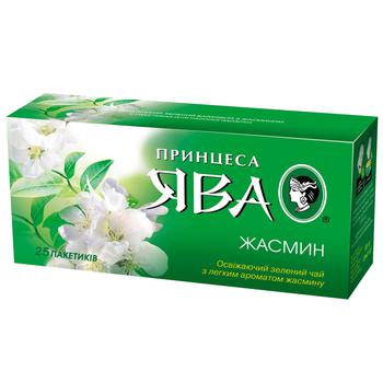 Чай зеленый Принцесса Ява Жасмин 1,8г*25шт - купить, цены на Auchan - фото 1