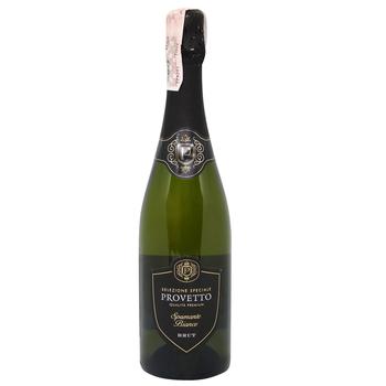 Provetto Spumante Bianco Brut Dry White Sparkling Wine 10.5% 0.75l