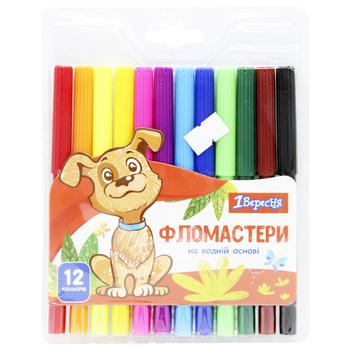 Markers 1 veresnya 12colors Ukraine - buy, prices for COSMOS - photo 1