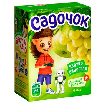 Sadochok Apple-Grapes Nectar 200ml