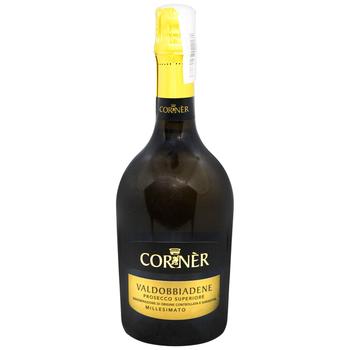 Corner Valdobbiadene Prosecco DOCG Extra Dry White Sparkling Wine 11% 0.75l