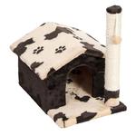 Priroda Chalet Scratching Post-House 53cm Jacquard