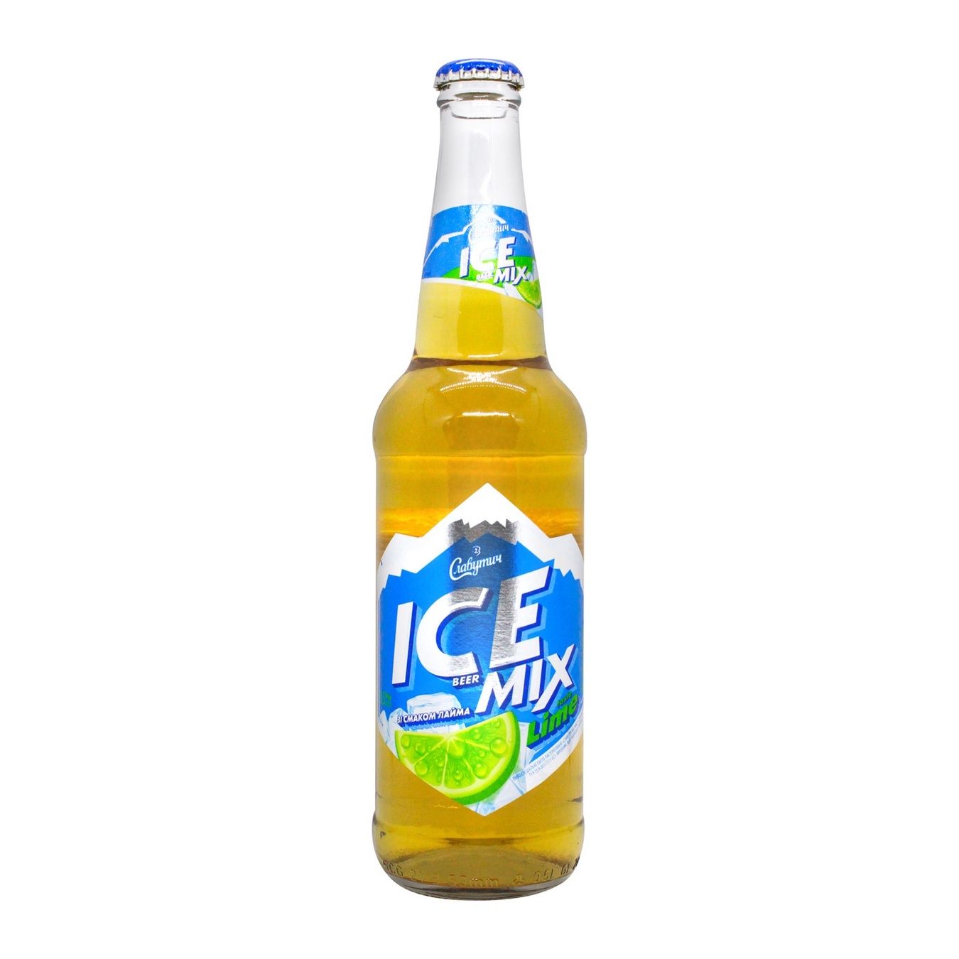 

Пиво Славутич Ice Mix светлое специальное пастеризованное со вкусом Лайма 3,5% 0,5л