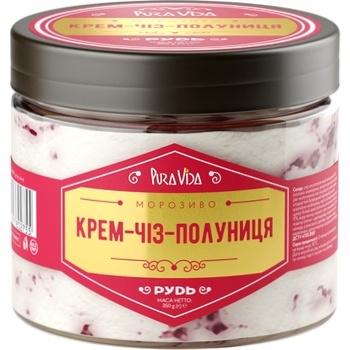 Rud Pura Vida Cream-Cheese Strawberry Ice-Cream 350g - buy, prices for NOVUS - photo 3