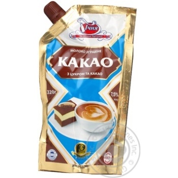 Condensed milk Ichnya cocoa 7.5% 320g doypack Ukraine - buy, prices for NOVUS - photo 4