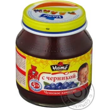 Puree Hame Blueberry for 5+ month old babies glass jar 125g Czech Republic - buy, prices for MegaMarket - photo 6