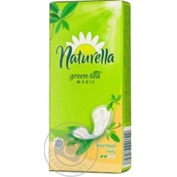 Щоденні прокладки Naturella Green Tea Magic Normal 20шт купити, ціни на МегаМаркет - фото 2