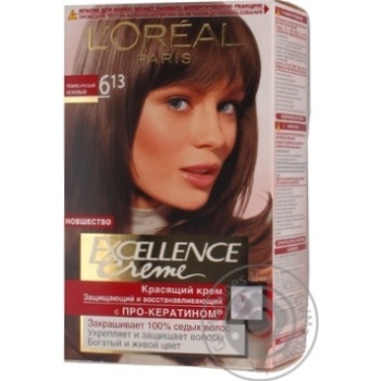 Крем-фарба для волосся L'Oreal Excellence Creme 6.13 темно-русявий бежевий купити, ціни на МегаМаркет - фото 4
