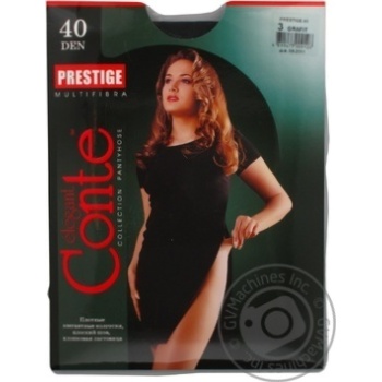 Колготы Conte Prestige 40 Den р.3 grafit шт купить, цены на МегаМаркет - фото 1
