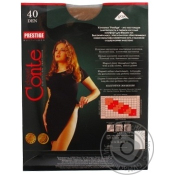 Tights Conte natural polyamide for women 40den 6size - buy, prices for MegaMarket - photo 5