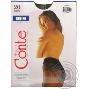 Колготи жіночі Conte Bikini 20ден р.4 Mocca - купити, ціни на ULTRAMARKET - фото 2