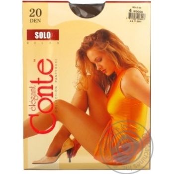 Conte Solo 20den Mocca Female Tghts 4 size - buy, prices for MegaMarket - photo 4