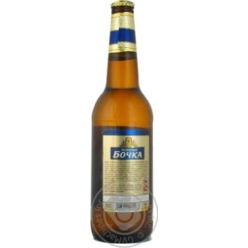 Pasteurized lager Zolotaya Bochka glass bottle 4%alc 500ml Ukraine - buy, prices for NOVUS - photo 6