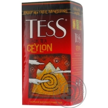 Черный чай Тесс Цейлон цейлонский байховый в пакетиках 25х2г Украина - купить, цены на Чудо Маркет - фото 3