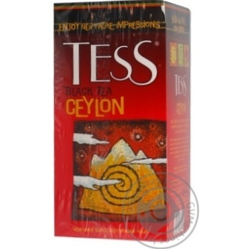 Черный чай Тесс Цейлон цейлонский байховый в пакетиках 25х2г Украина - купить, цены на Чудо Маркет - фото 5