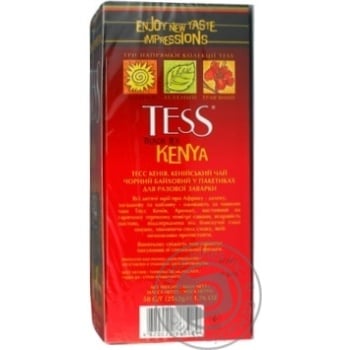 Black pekoe tea Tess Kenya 25x2g teabags Ukraine - buy, prices for - photo 4