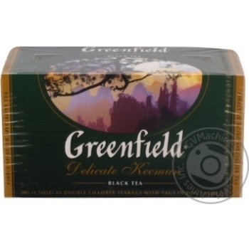 Black pekoe tea Greenfield Delicate Keemun 25х2g teabags Russia - buy, prices for - photo 12