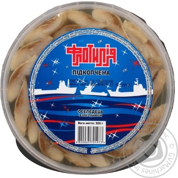 Fish herring Flotilia smoked 300g hermetic seal - buy, prices for MegaMarket - photo 1