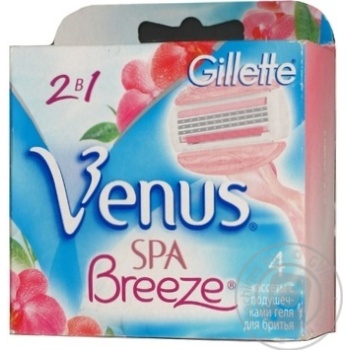 Змінні картриджи для гоління Venus SPA Breeze 4шт купити, ціни на МегаМаркет - фото 2