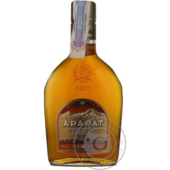 Cognac Ararat 40% 6years 250ml glass bottle Armenia - buy, prices for NOVUS - photo 2