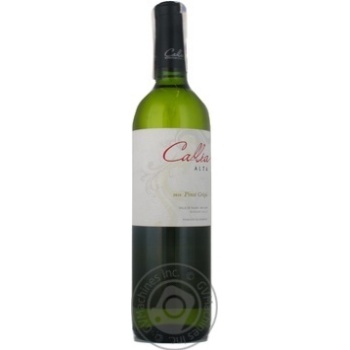 Wine pinot grigio Callia Callia alta white dry 13.5% 2009year 750ml glass bottle Argentina - buy, prices for MegaMarket - photo 4