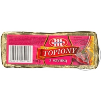 Сир плавлений Вершковий з шинкою Mlekovita 100г - купить, цены на - фото 5