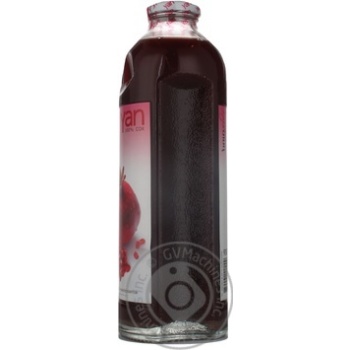 Sugar-free juice produced by cold pressing Yan pomegranate glass bottle 930ml Armenia - buy, prices for MegaMarket - photo 5