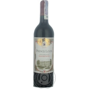 Wine tempranilyo Prince luis red semisweet 10% 750ml glass bottle France - buy, prices for MegaMarket - photo 5