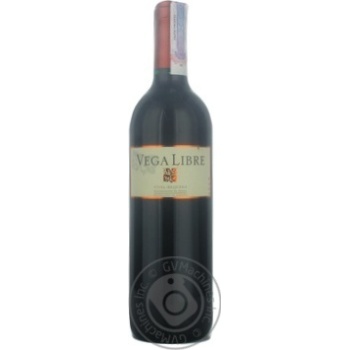 Wine Vega libre red dry 12% 2009year 750ml glass bottle Valencia Spain - buy, prices for MegaMarket - photo 5