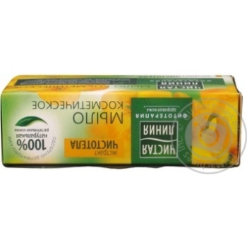 Мило косметичне ЧИСТАЯ ЛИНИЯ Екстракт чистотіла 80г купити, ціни на МегаМаркет - фото 2