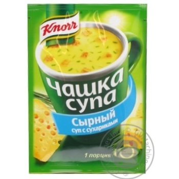 Сирний суп Knorr Чашка Супу з сухариками пакетик 15,6г - купити, ціни на - фото 9