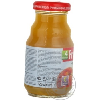 Reconstituted pasteurized homogenized gluten-free nectar enriched with vitamin C and pulp Frutek peach for children from 4+ months 125ml Slovenia - buy, prices for - photo 9