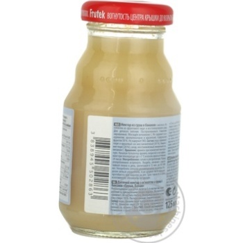 Reconstituted pasteurized homogenized gluten-free nectar enriched with vitamin C and pulp Frutek pears and bananas for children from 5+ months 125ml Slovenia - buy, prices for - photo 12