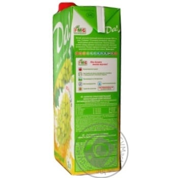 Unclarified juice-containing drink with vitamins Da! Grapes tetra pak 2000ml Ukraine - buy, prices for - photo 9