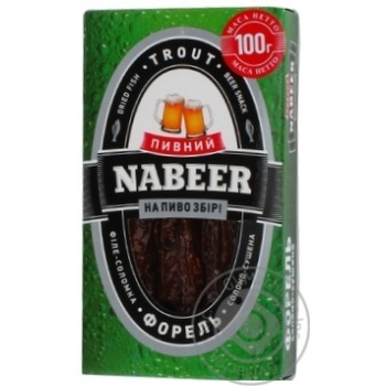 Форель Пивной NABEER филе-соломка солено-сушеная 100г Украина купить, цены на МегаМаркет - фото 4