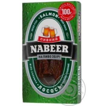 Лосось Пивной NABEER филе-соломка солено-сушеная 100г Украина купить, цены на МегаМаркет - фото 6