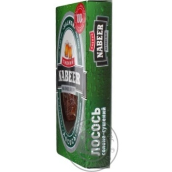 Лосось Пивной NABEER филе-соломка солено-сушеная 100г Украина купить, цены на МегаМаркет - фото 5