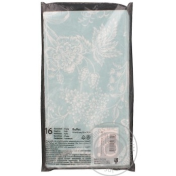 Napkins paper 16pcs 88g - buy, prices for MegaMarket - photo 2