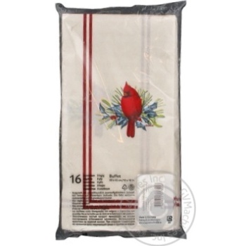 Napkins paper 16pcs 88g - buy, prices for MegaMarket - photo 4