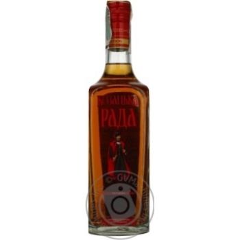 vodka kozatska rada 40% 750ml glass bottle Ukraine - buy, prices for - photo 4