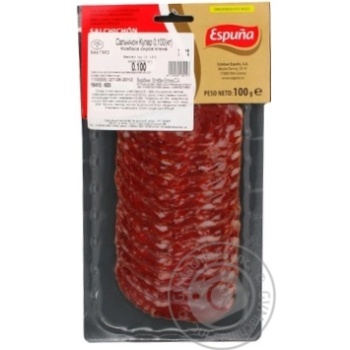 Sausage Espuna pork raw smoked 100g - buy, prices for MegaMarket - photo 2