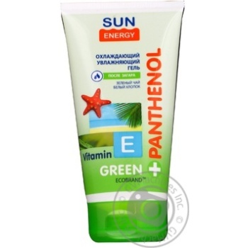 Гель после загара Sun Energy Panthenol 150мл купить, цены на МегаМаркет - фото 3