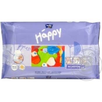 Napkins Happy for children 64pcs 397g - buy, prices for MegaMarket - photo 2