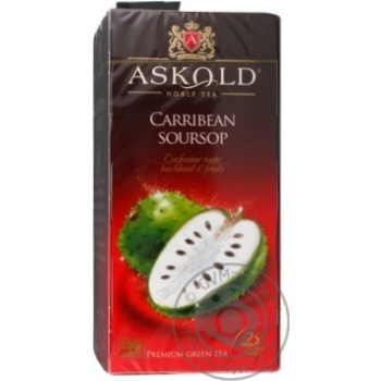 Green pekoe tea Askold Caribbean Sour sop small leaf 25x2g Sri Lanka - buy, prices for - photo 10