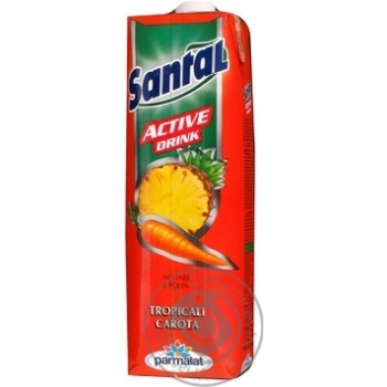 Tropical fruits and carrot nectar with pulp Santal tetra pak 1000ml Russia - buy, prices for - photo 4