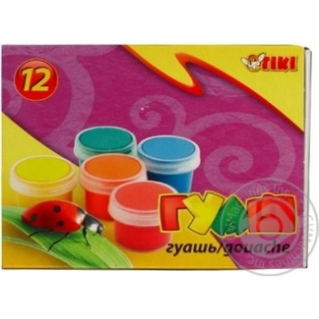 Paint Tiki 12colors 12pcs - buy, prices for MegaMarket - photo 1