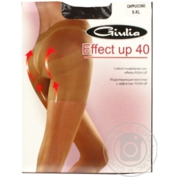 Колготки Giulia Effect UP жіночі cappuccino 40ден 5р